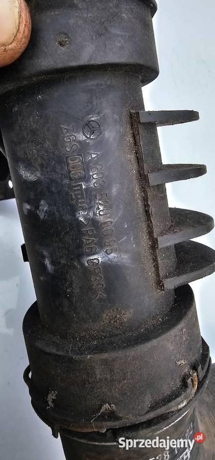 Przewód rura turbo mercedes w203 22cdi Pozostałe Zbąszyń