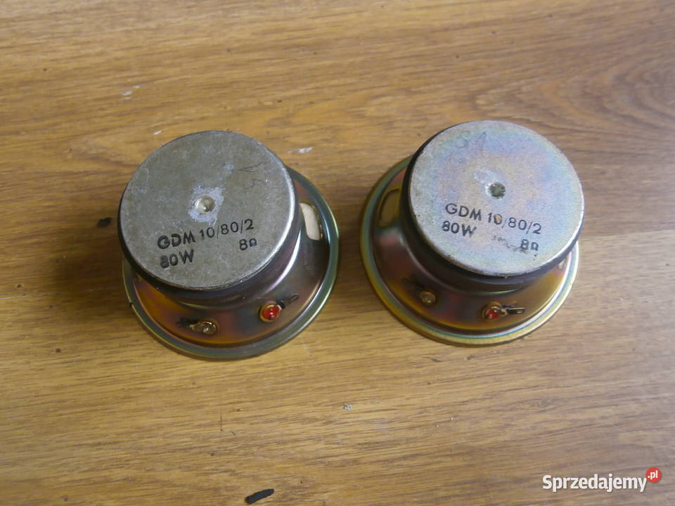 Głośniki GDM 10802 8ohm Tonsil do regeneracji 2 Łódź