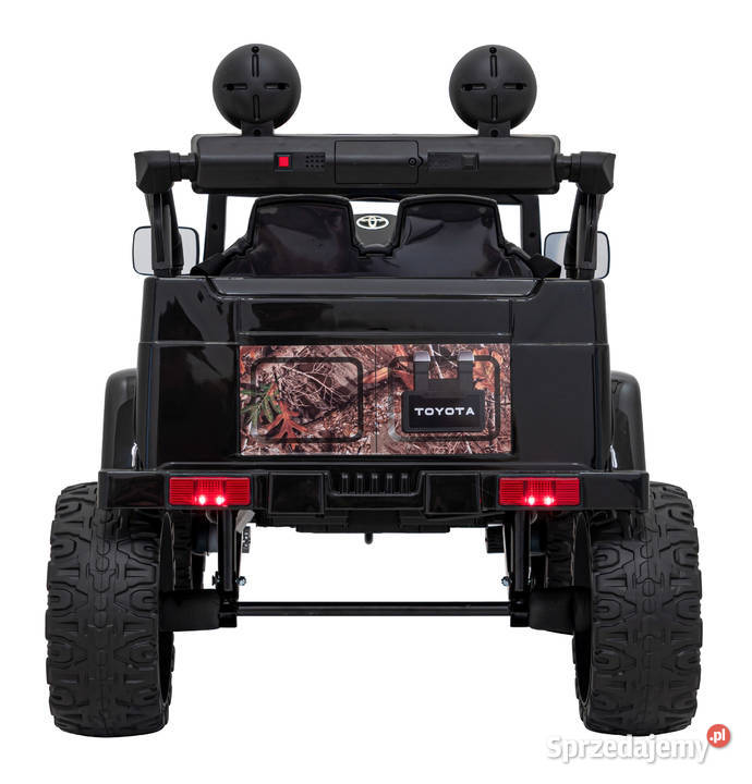 Toyota FJ Cruiser dzieci Czarna terenówka Łopuszno