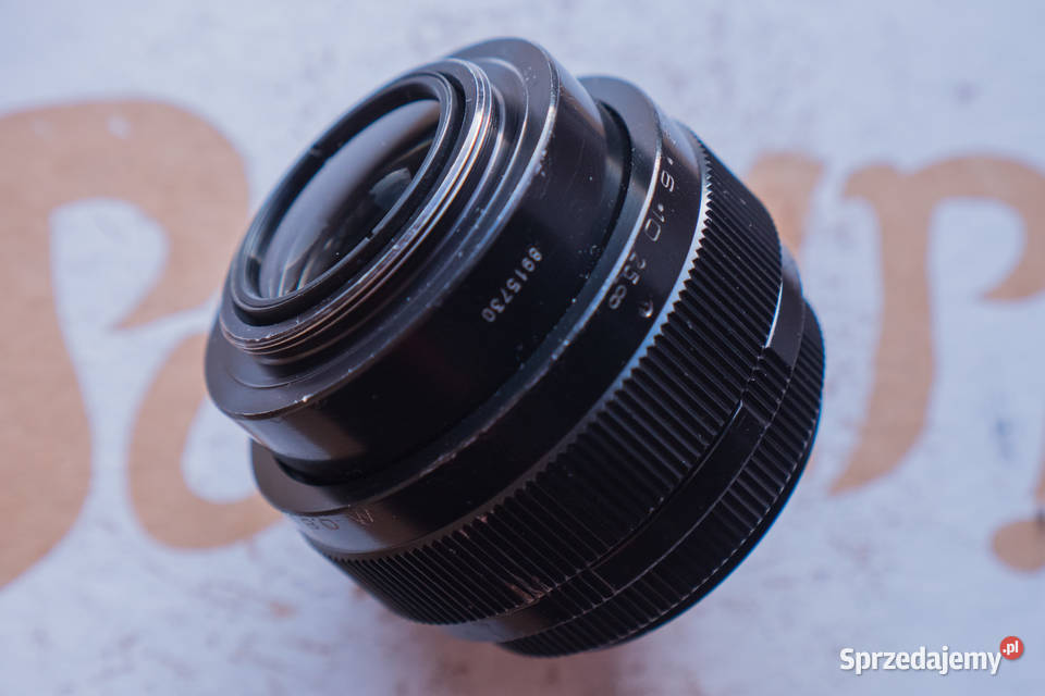 Jupiter 9 85mm f2 M42 ubytki na przedniej kujawsko-pomorskie Szramowo