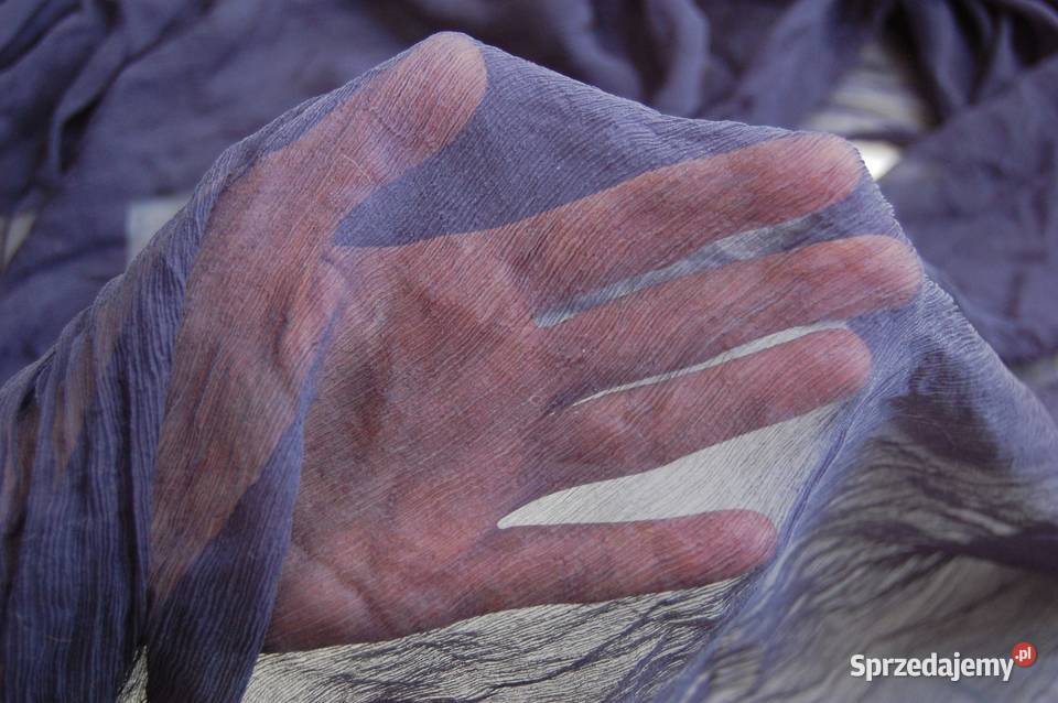 Szal jedwabny do sukni 200 x 100 jedwab Lublin