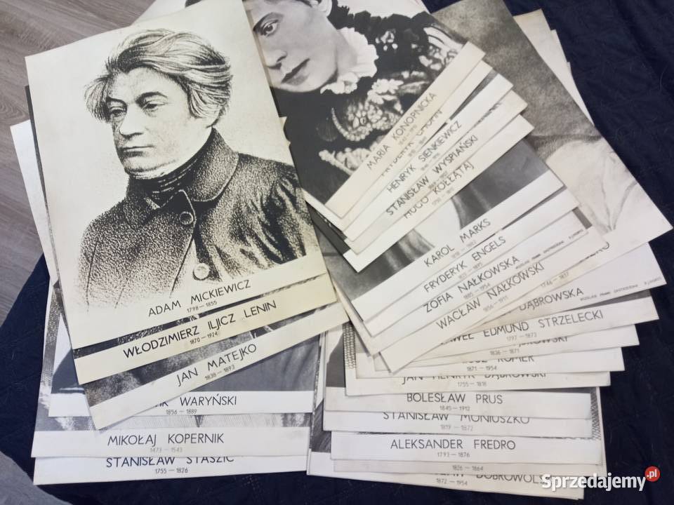 Portrety zestaw fotografie BJ Dorys lata 60 Świdnica