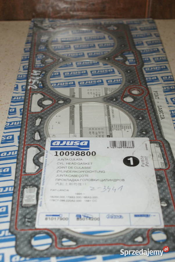 10098800 AJUSA USZCZELKA GŁOWICY FIAT osobowe Części mazowieckie Białobrzegi