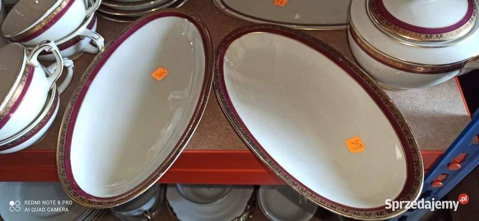 Filiżanka z talerzykiem Pirke Hammer Sygnatury z Porcelana i szkło Gdańsk