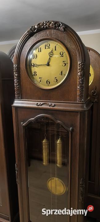 Zegar stojący LFS ośmiostrunowa ślicznie Antyki Kwaczała