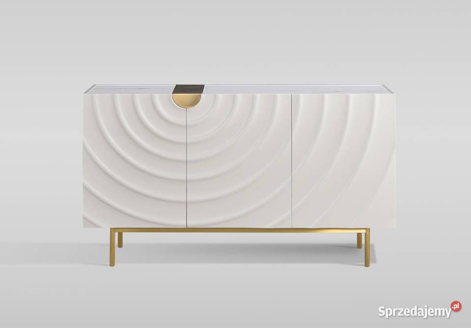 Komoda złota Primavera Glamour Premium 150x40x86 małopolskie Golkowice