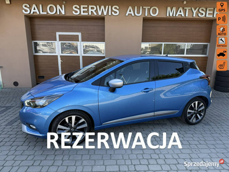 Nissan Micra Rezerwacja K14 2017 czujnik parkowania Orzech