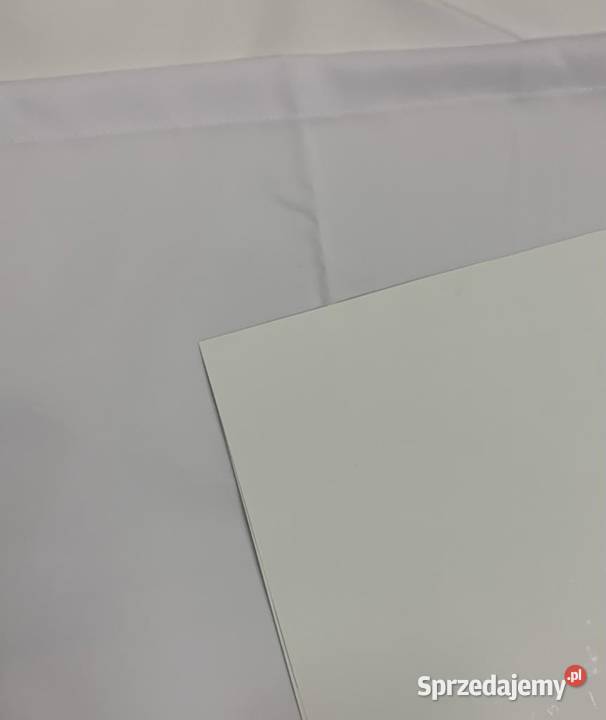 Tkanina biała z powłoką hydrofobową do druku Łódź