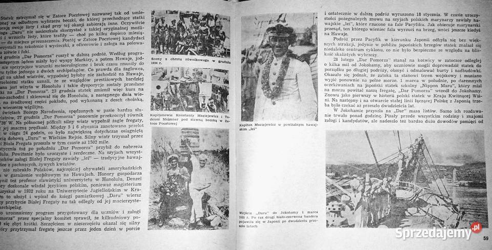 Biała fregata Kronika Daru Pomorza 19291972 twarda Chełm