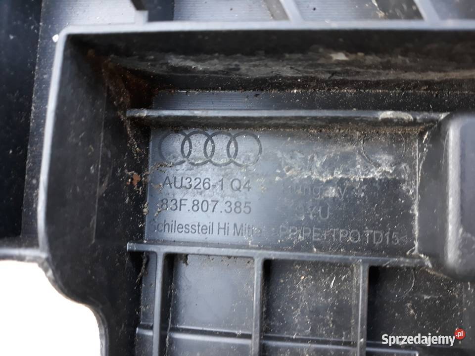 AUDI Q3 II ŚLIZG WSPORNIK ZDERZAKA TYŁ 83F807385 Karoseria