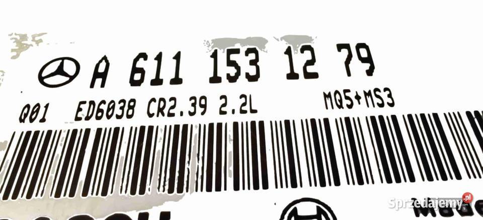 STEROWNIK SILNIKA KOMPUTER ECU MERCEDES SPRINTER osobowe Gliwice