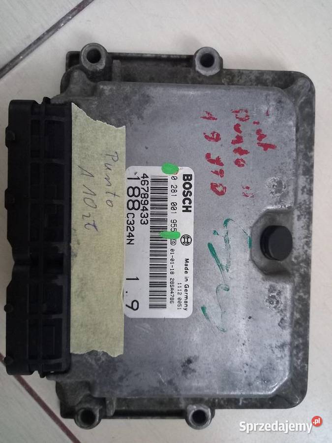 Komputer Fiat 0281001955 osobowe Margonin