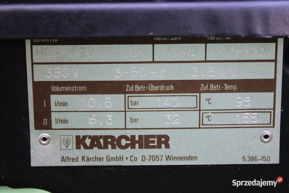 Myjka Gorąco wodna Karcher HDS 690 Gwarancja Radom