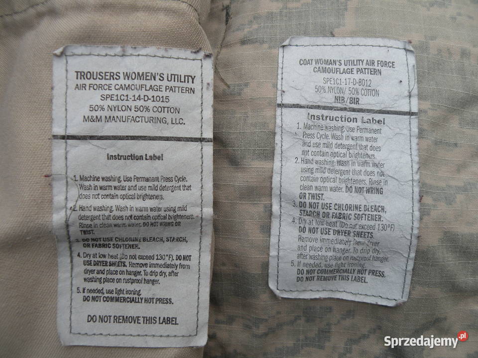 Mundur USAF ABU tiger stripes Womans 2S Militaria