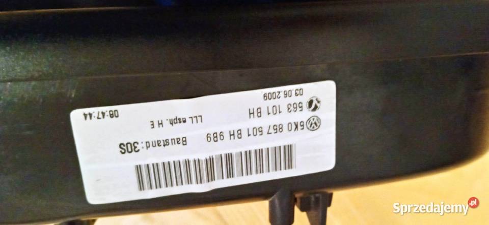 Części lusterka prawe lewe vw golf 6touran mazowieckie Białobrzegi sprzedam