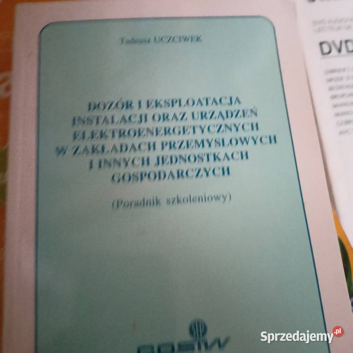 Dozór i eksploatacja instalacji książki wysyłka Gdańsk
