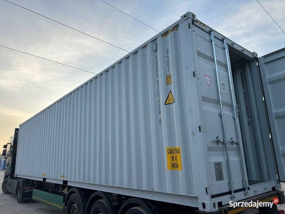 Kontenery morskie 12 m 40HC NOWE jasno szare podlaskie Białystok sprzedam