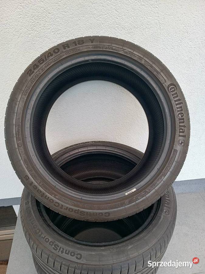 Opony Continental Contisportcontact 5 24540 R18 Samochodowe Pasłęk sprzedam