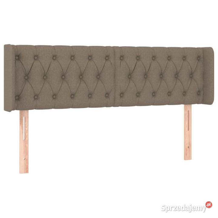 Zagłówek uszak taupe 147x16x7888 tkanina Warszawa