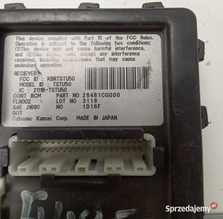 MODUŁ KOMFORTU BCM INFINITI FX35 FX45 20032005 Wyposażenie elektryczne Nowy Tomyśl