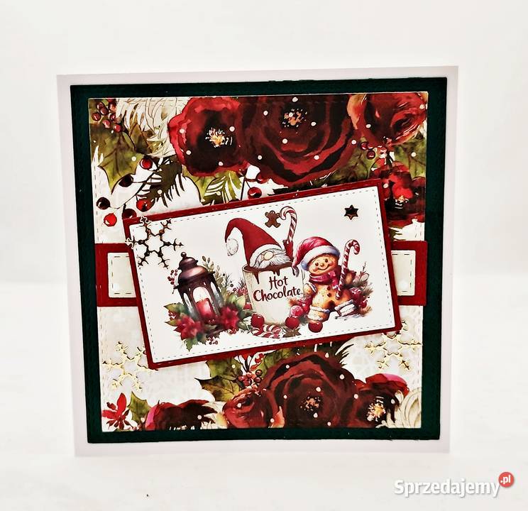KARTKA ŚWIĄTECZNAKartka bożonarodzeniowa ręcznie pomorskie