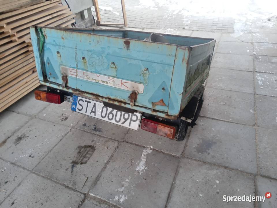 Przyczepka 200 błysk opolskie Nogowczyce