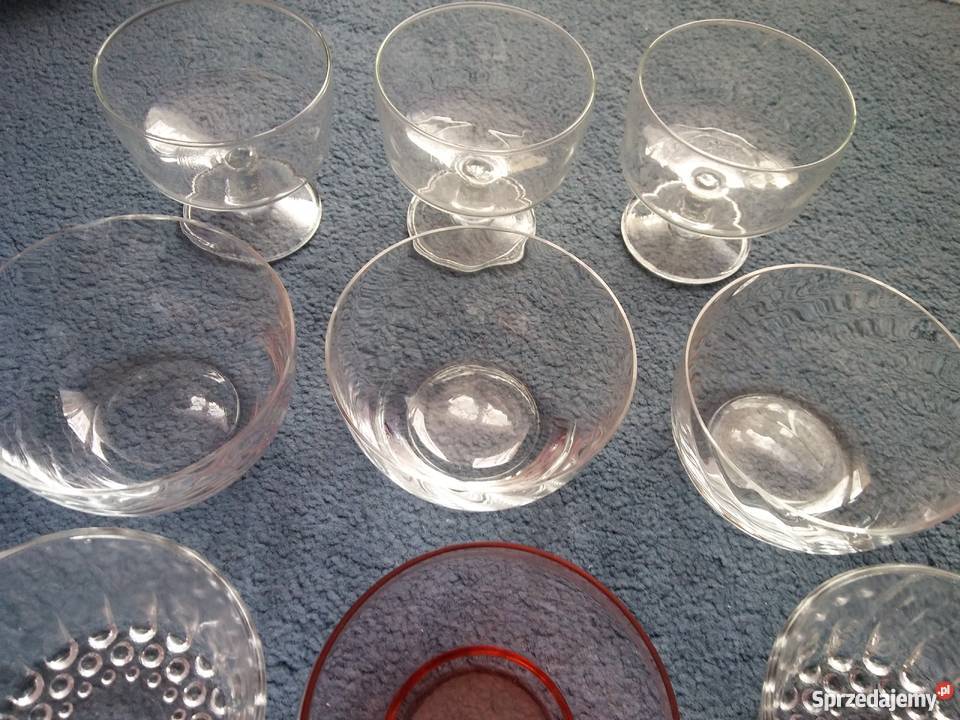 salaterki pucharki talerzyki szklane wielkopolskie Poznań