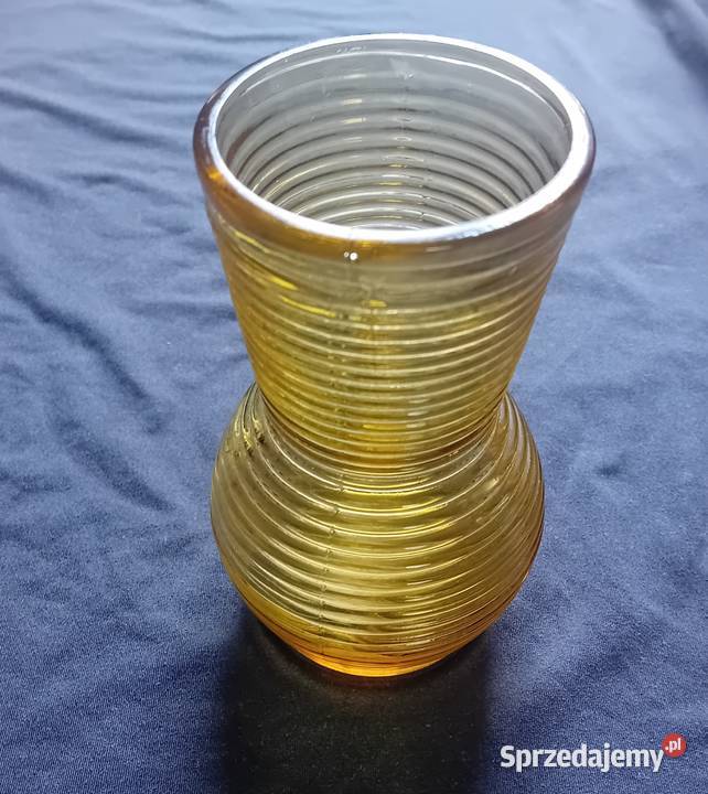 Wazonik Pierścienie huta Prądniczanka Kolor Porcelana i szkło