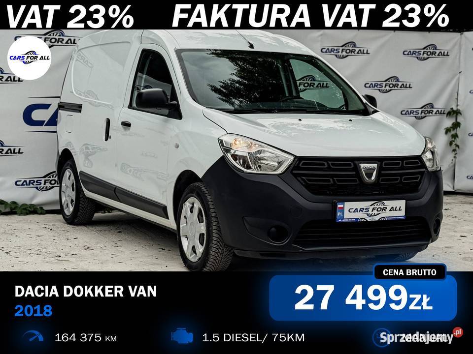 Dacia DOKKER 15 dCi Zadbany 164375km