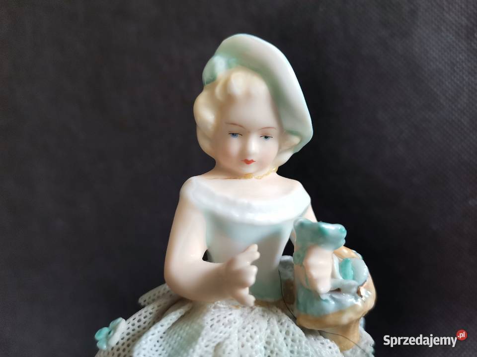 Stara przedwojenna figurka porcelanowa Katowice