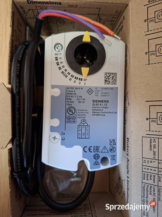 Siłownik Siemens GLB1411E Kłoczew sprzedam
