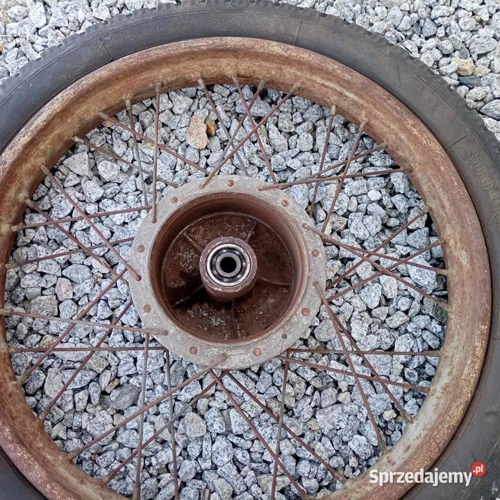 Koło przód WSK Garbuska PRL Oława