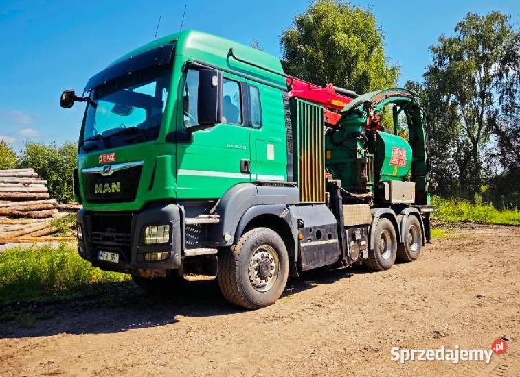 MAN TGS 33500 6X6 JENZ HEM 583 2018 RĘBAK LEŚNY wielkopolskie Poznań sprzedam