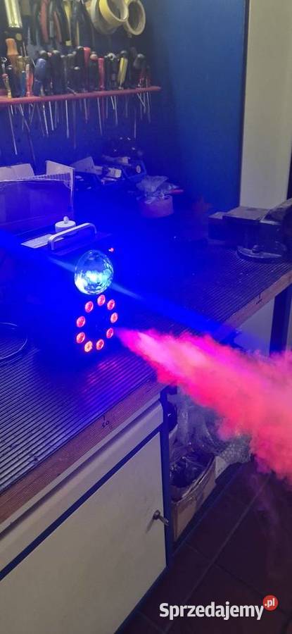 Wytwornica dymu led par kula 3w1 wielkopolskie Konin