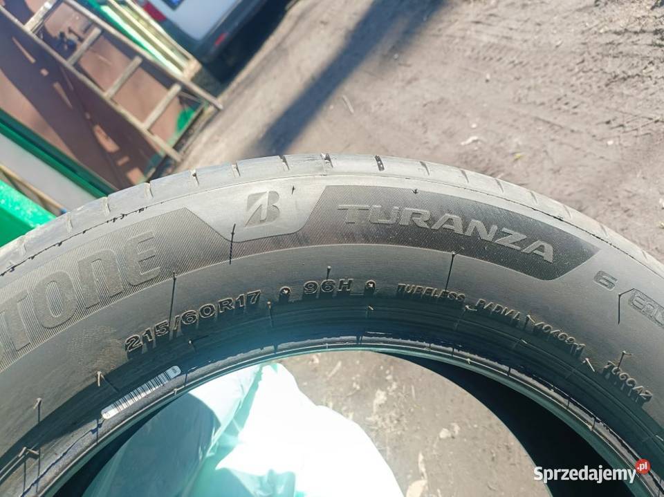 Opony letnie 21560r17 Bridgestone Turanza 6 Świętochłowice sprzedam