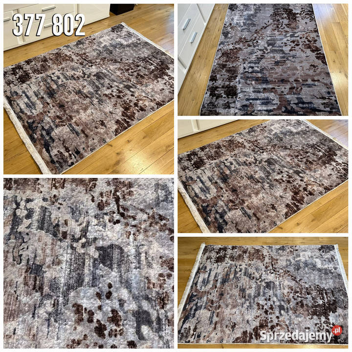 NOWOCZESNY DYWAN 130X190 PRINT 377802 CIENKI Dywany Białystok sprzedam