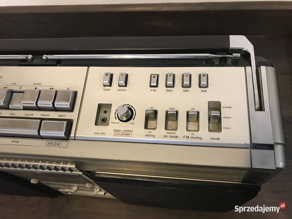 Vintage Radiomagnerofon Sharp gf 9696 boombox Kraków