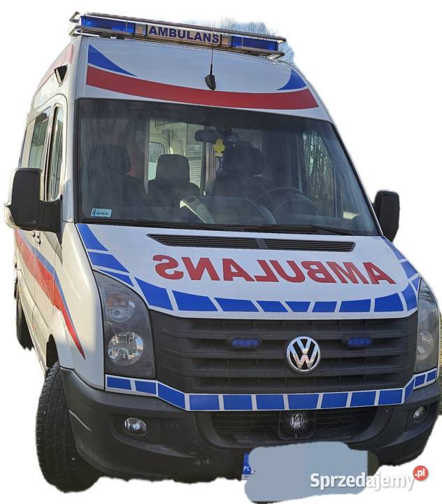 Ambulans karetka Volkswagen Crafter salon PL Biskupiec