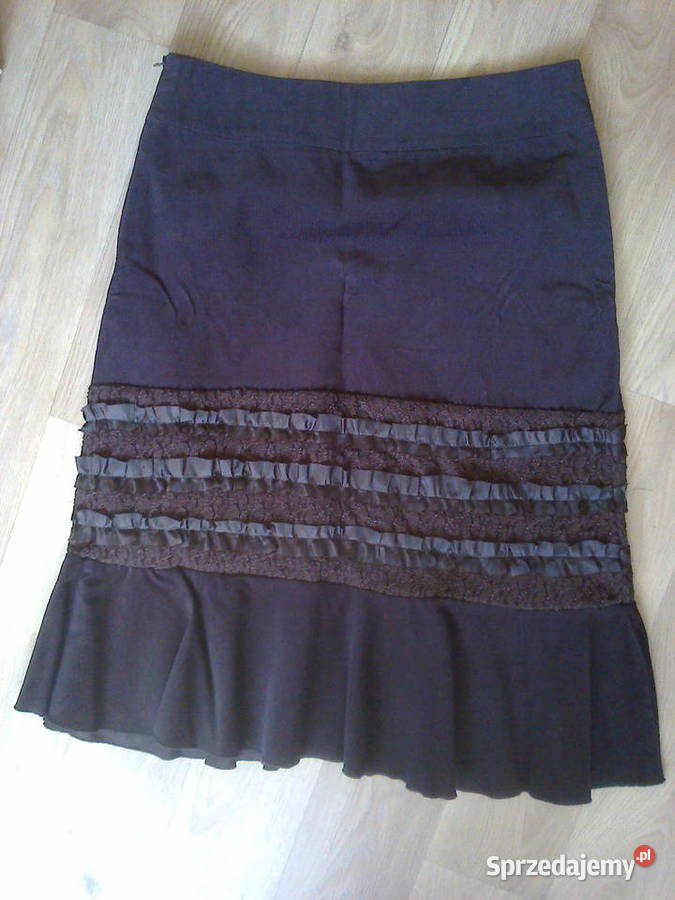 brązowa spódnica sztruksowa Rozmiar 40(L) Olkusz