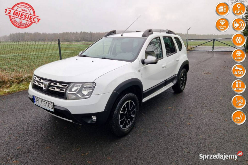 Dacia Duster 1.6 114KM 124tys.km z Niemiec Klima PDC Navi Gwarancja I (200…