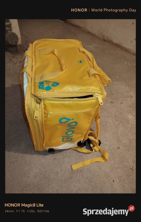 Glovo Plecak żółty Torby, plecaki i walizki Centawa