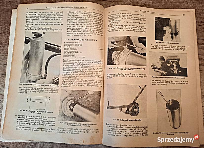 Naprawa samochodów samowyładowczych Jelcz SHL Rok wydania 1976 Książki i Podręczniki