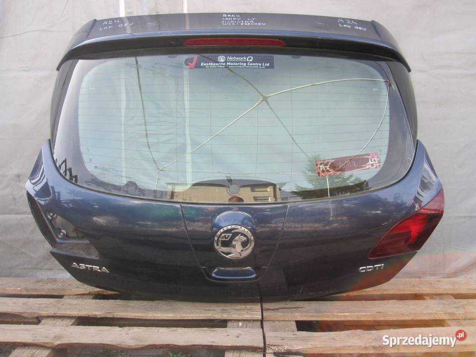 OPEL ASTRA J IV 10r klapa tył osobowe