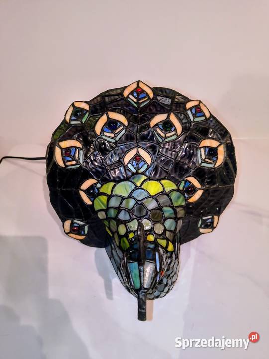 Tiffany lampa witrażowa stołowa nocna biurowa Lampy stołowe i nocne Zaręba sprzedam