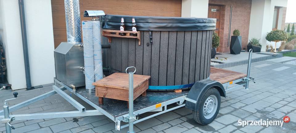Balia jacuzzi na przyczepie własny biznes pod pomorskie Starogard Gdański