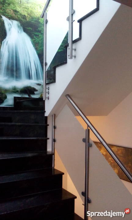 barierki balustrady nierdzewne z szybą Kęty