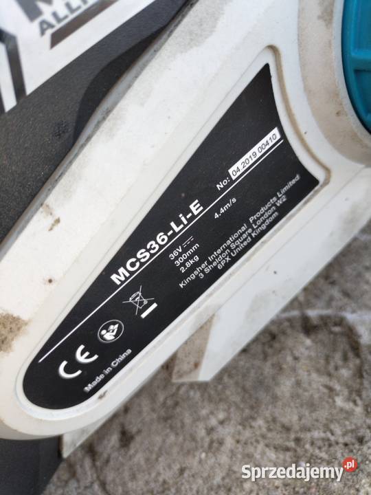 MacAllister Model MCS36LiE Piłarka akumulatorowa Poświętne