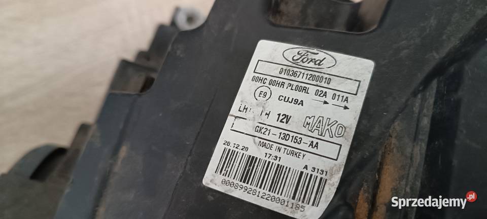 Lampa Lewy Przód Ford Transit Custom Busko-Zdrój