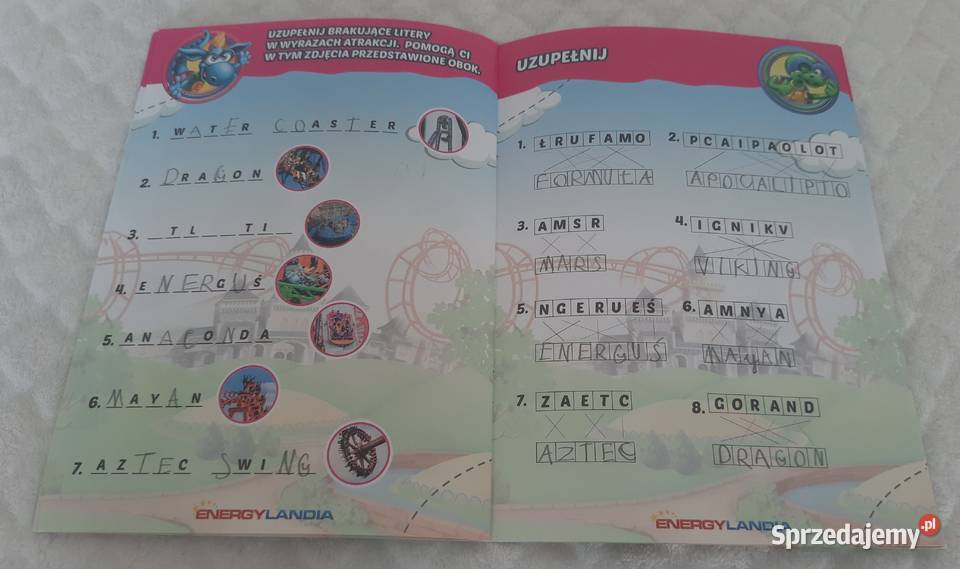 EnergyLandia Klub Energusia zadania ćwiczenia Czeladź