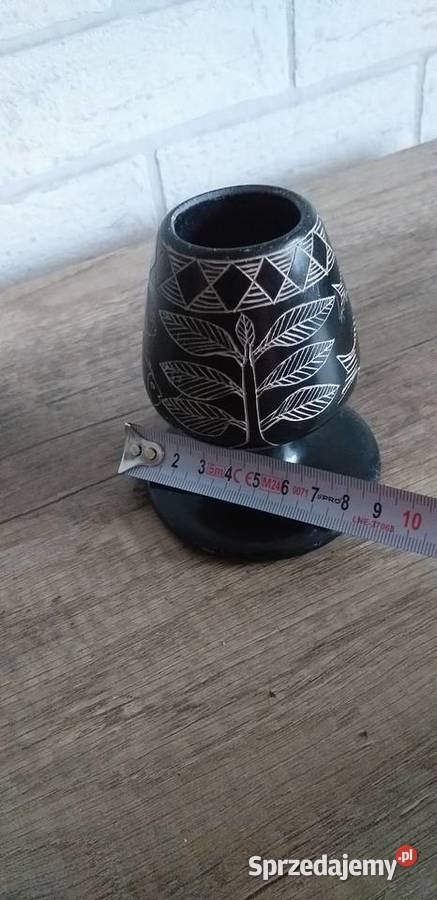 Rzeżbiony kielich prl Przedbórz